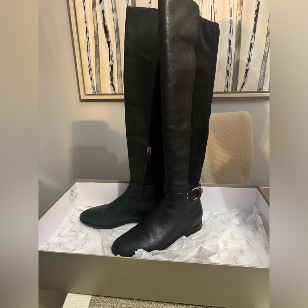 Cole Haan Women Stretch Suede Boot Size 9.0